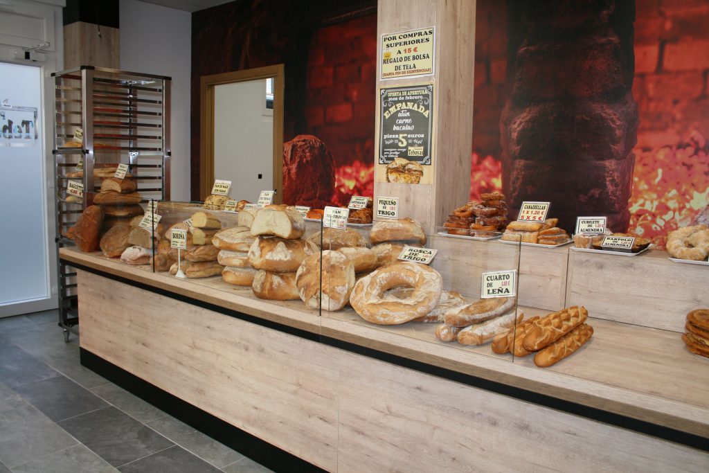 Mostradores para panaderías